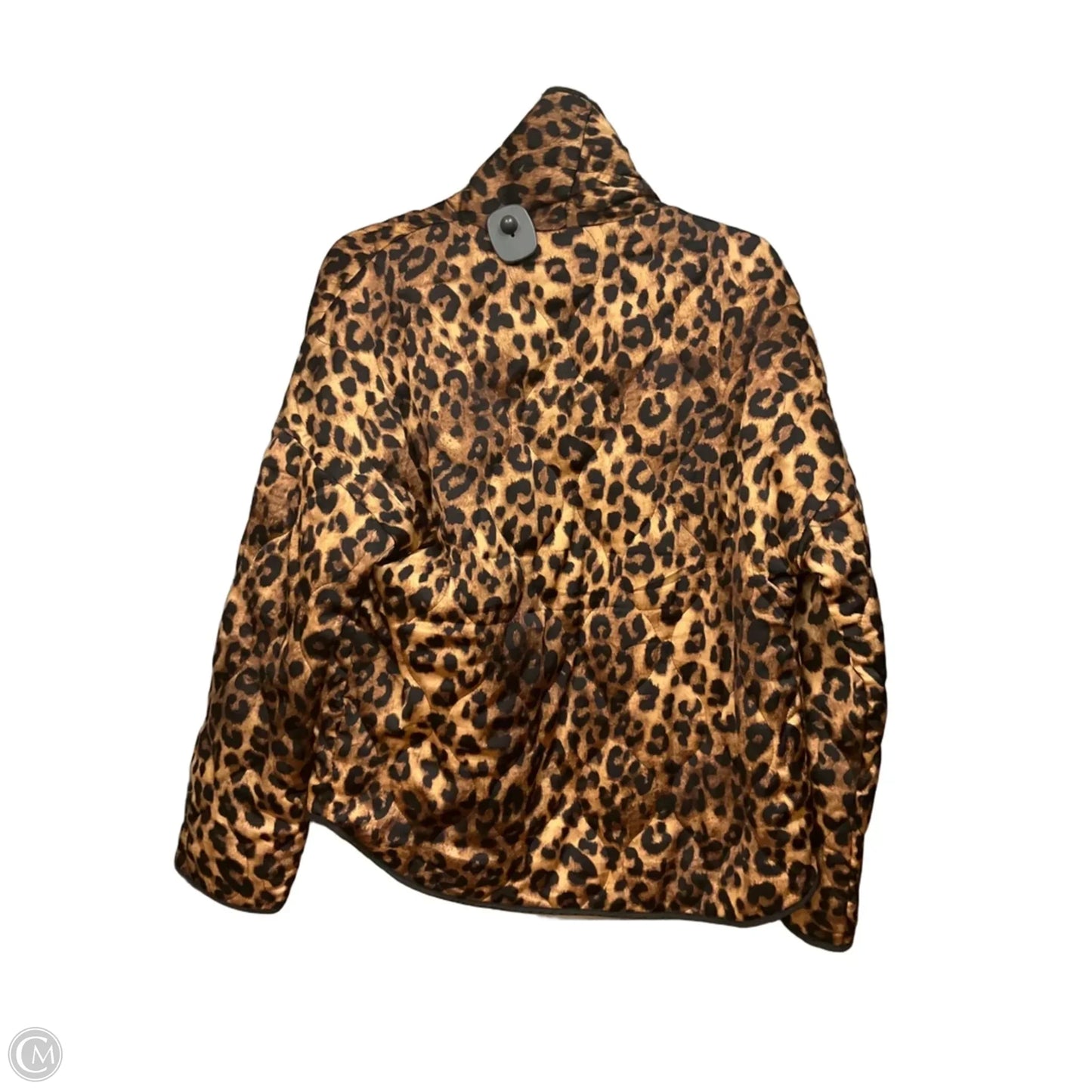 Jacket Puffer & Quilted By Davi & Dani In Animal Print, Size: S