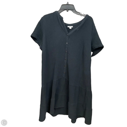 Dress Casual Midi By J. Jill In Black, Size: 2x