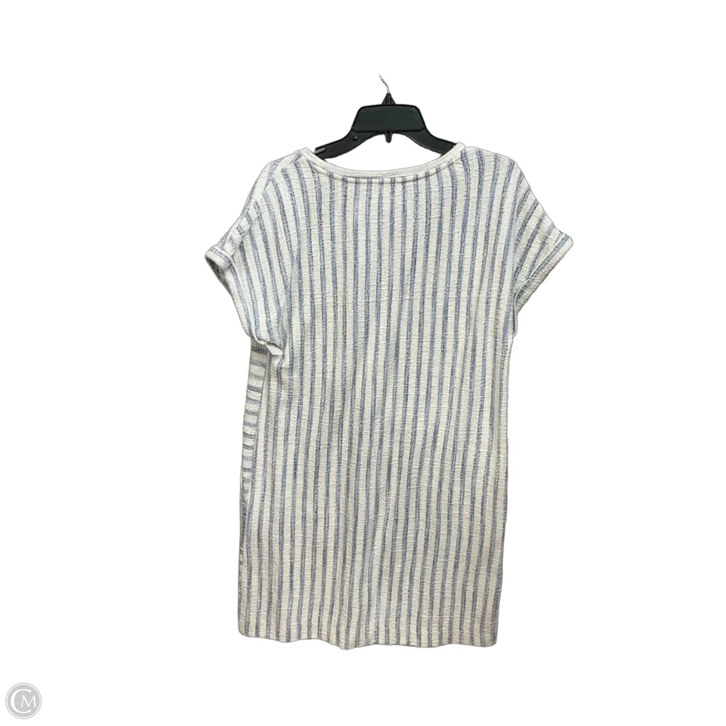 Dress Casual Midi By Loft In Striped Pattern, Size: M