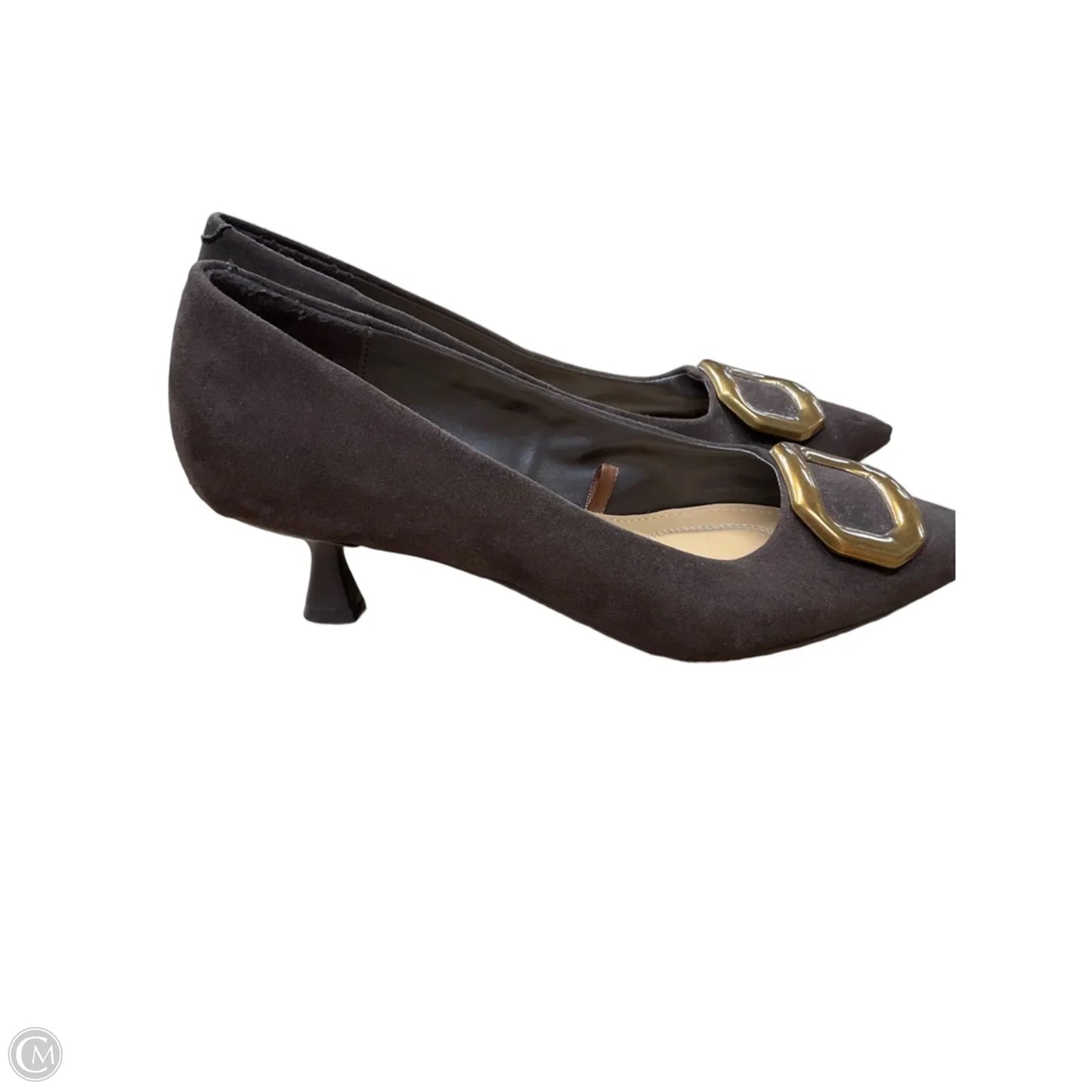 Shoes Heels Kitten By Nine West In Brown, Size: 7