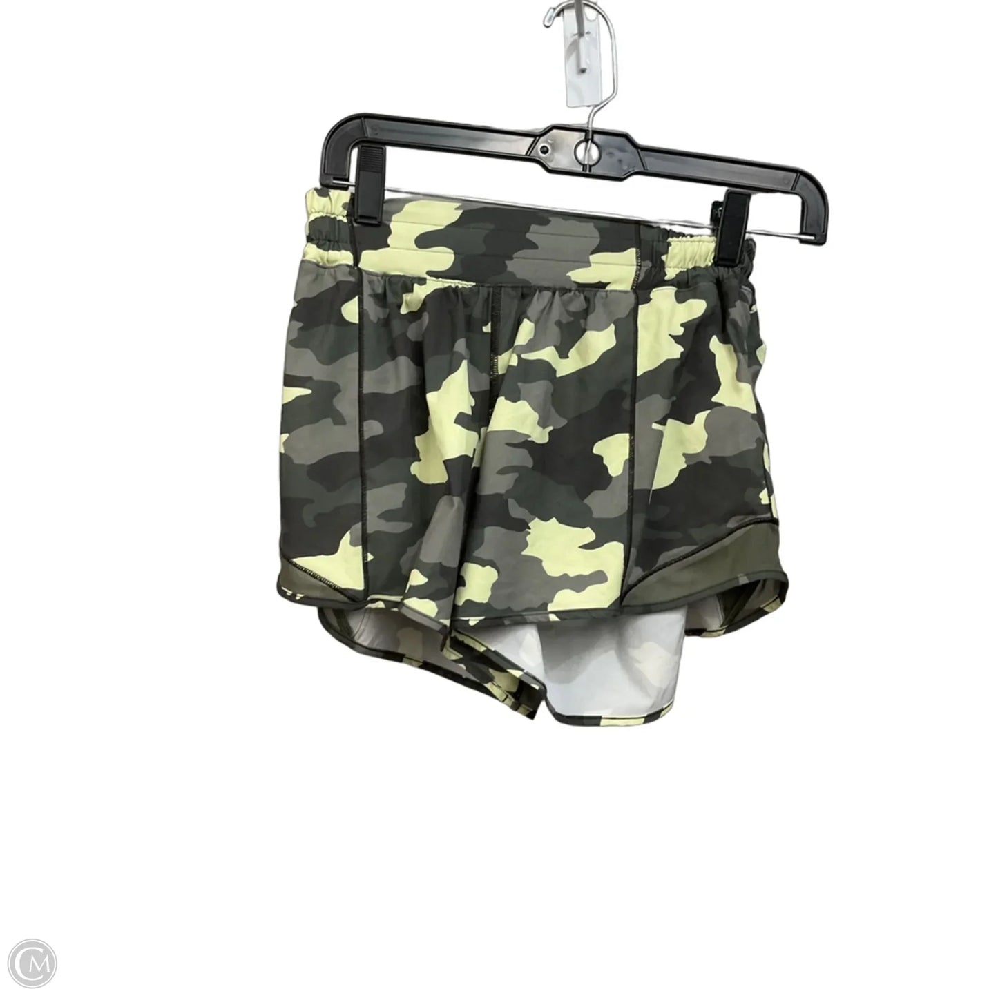 Athletic Shorts By Lululemon In Camouflage Print, Size: M