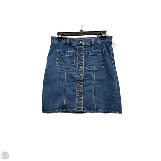 Skirt Mini & Short By J. Crew In Blue Denim, Size: 4