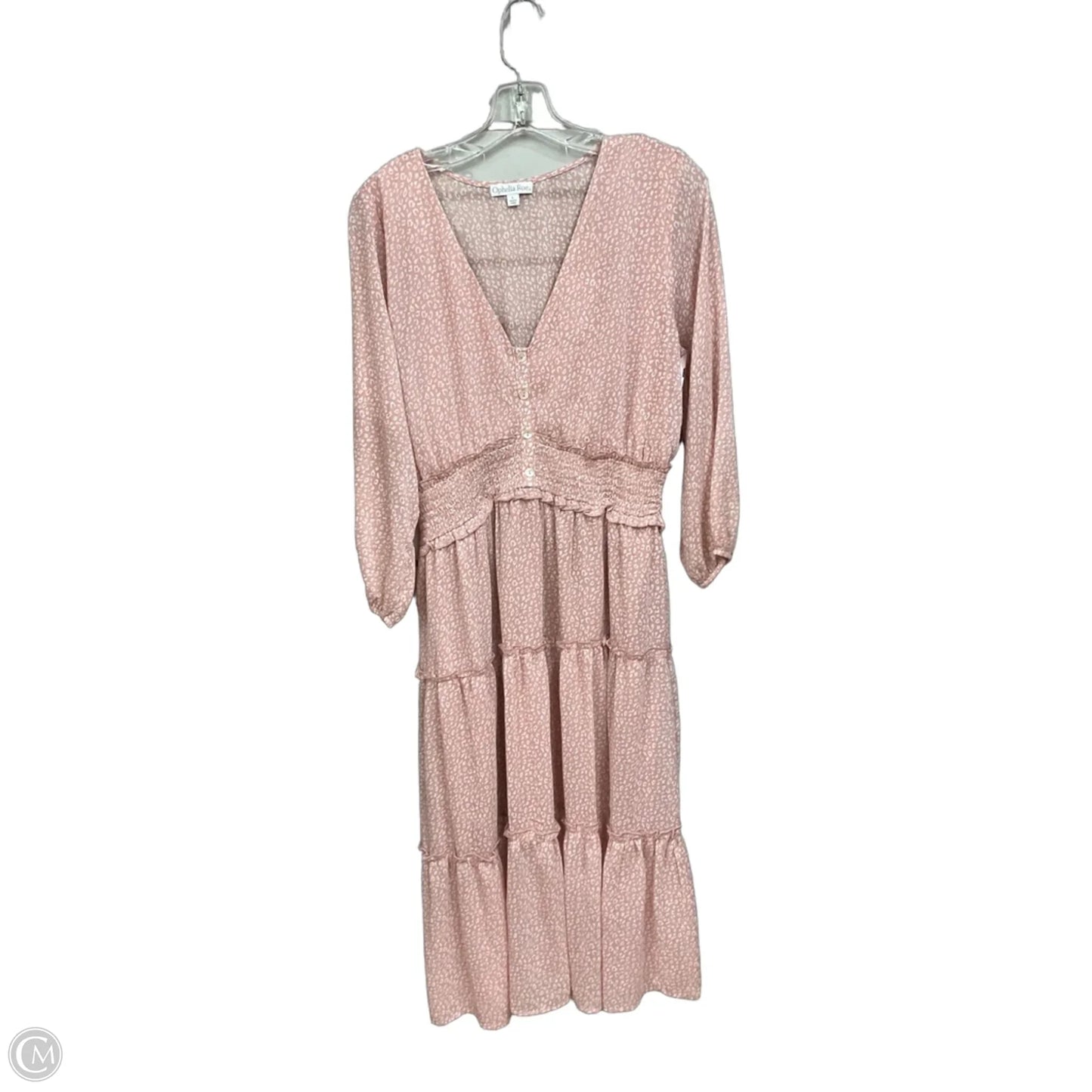 Dress Casual Maxi By Ophelia Roe In Animal Print, Size: L