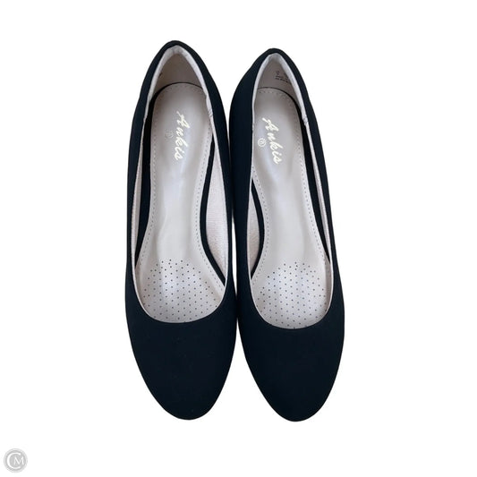 Shoes Heels Wedge By Clothes Mentor In Black, Size: 8