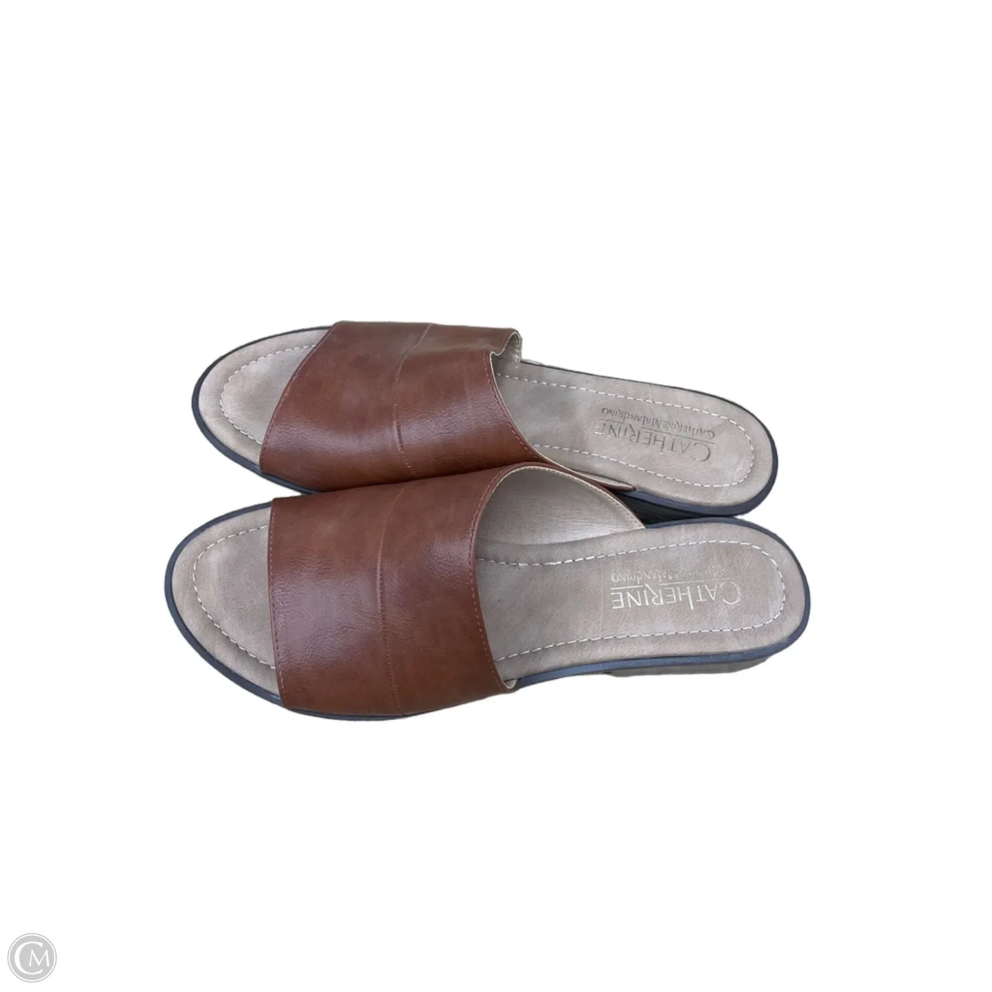 Sandals Flats By Catherine Malandrino In Brown, Size: 10