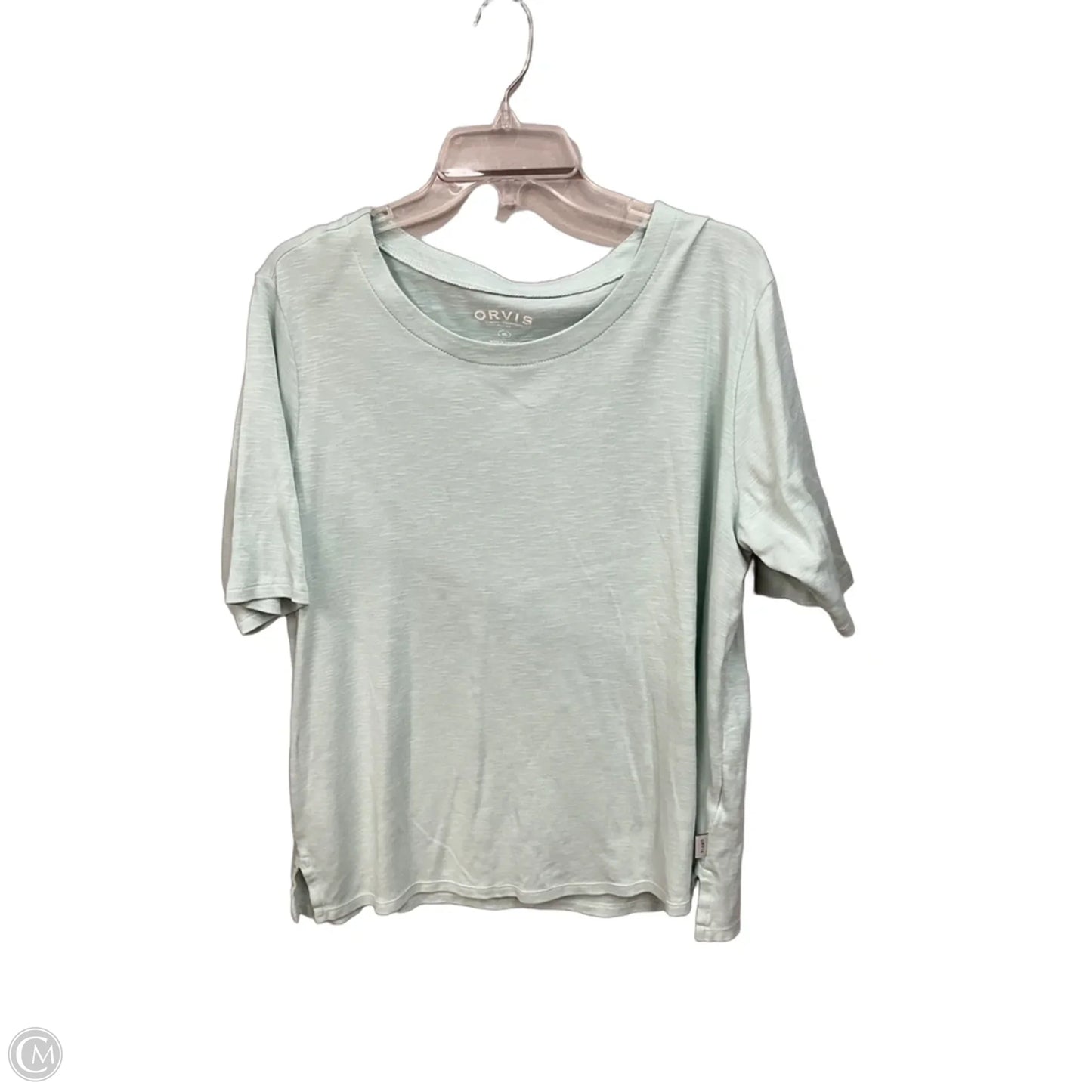 Top Short Sleeve Basic By Orvis In Green, Size: Xl