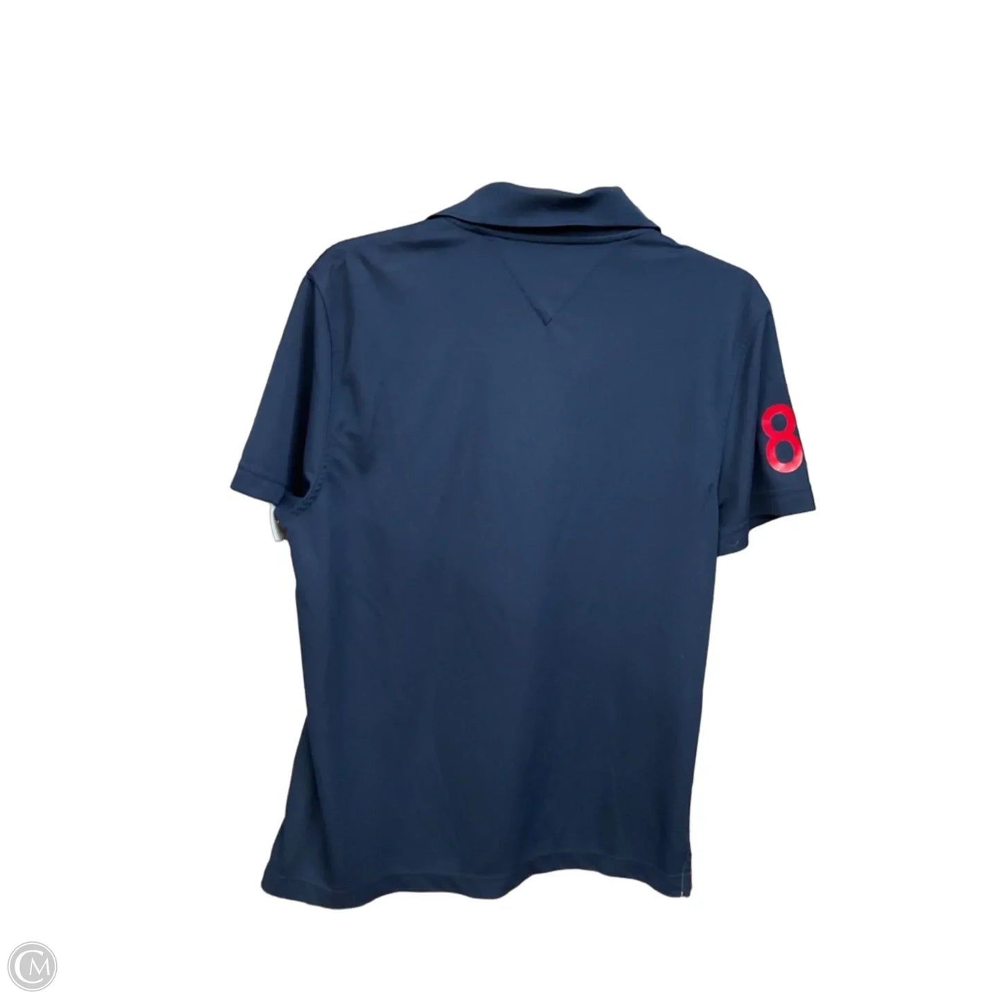 Top Short Sleeve By Tommy Hilfiger In Navy, Size: M