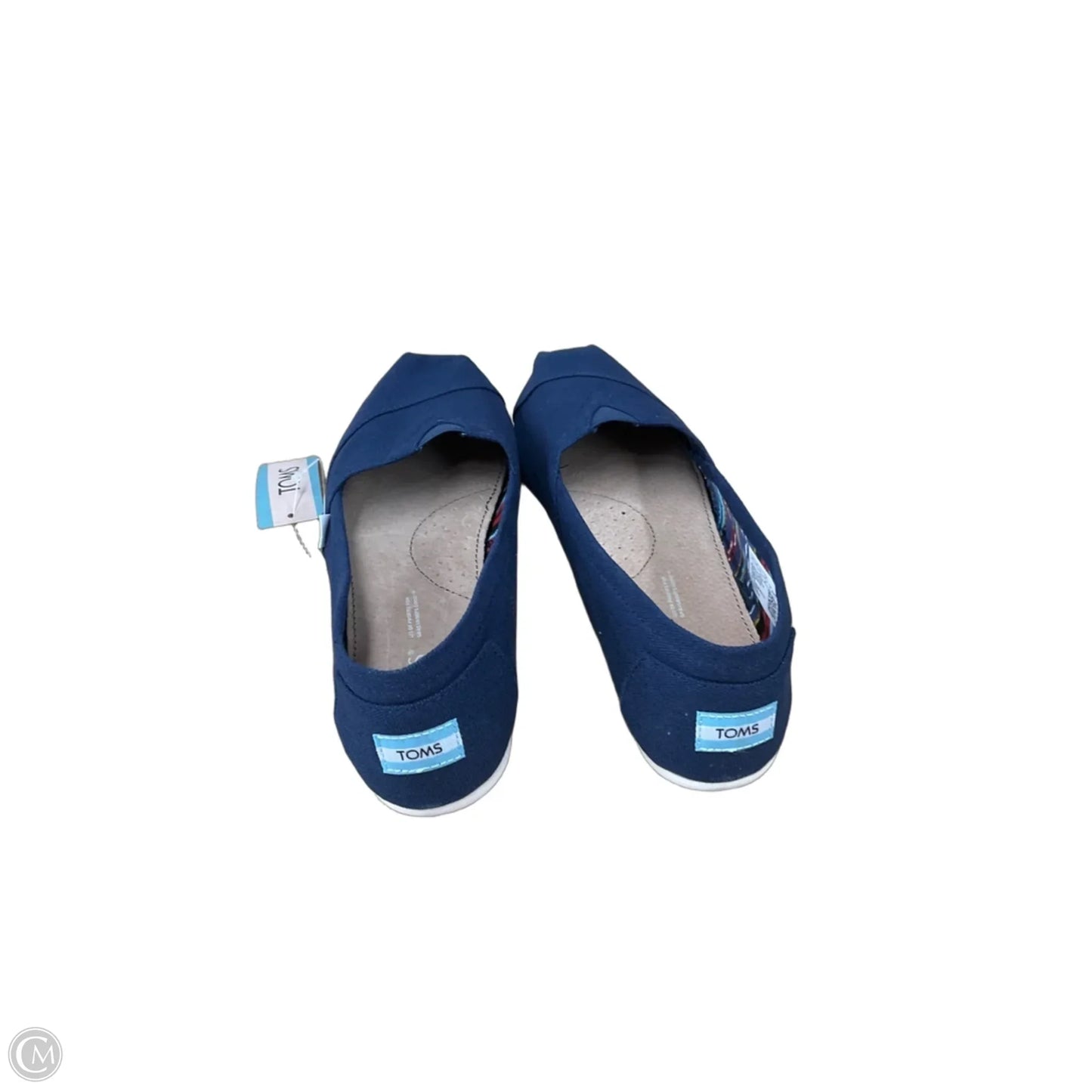 Shoes Sneakers By Toms In Blue, Size: 9