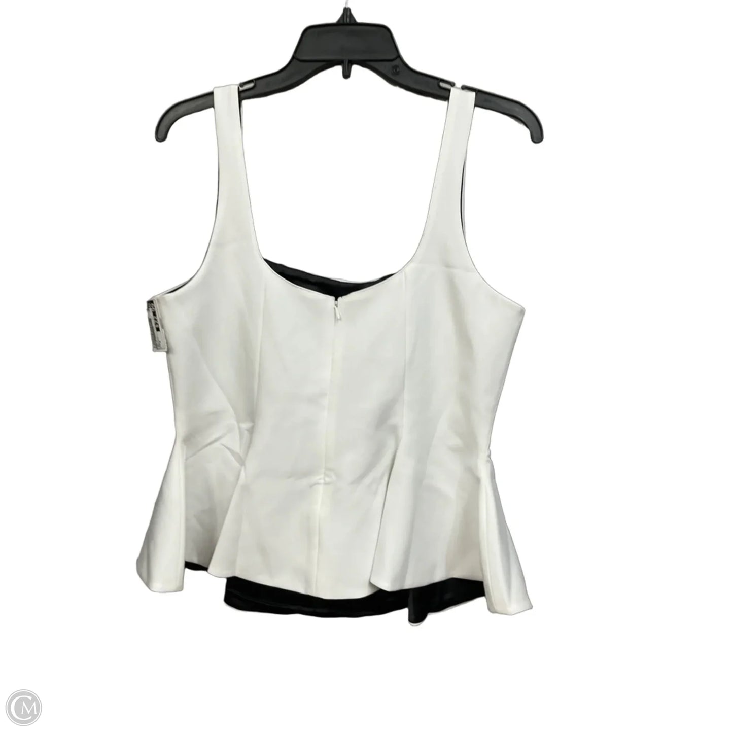 Top Sleeveless By Bebe In White, Size: M