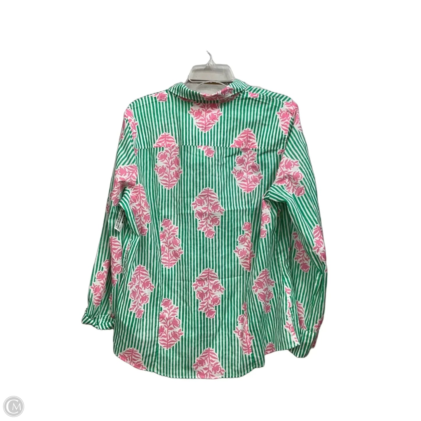 Top Long Sleeve By J. Crew In Green, Size: Xl