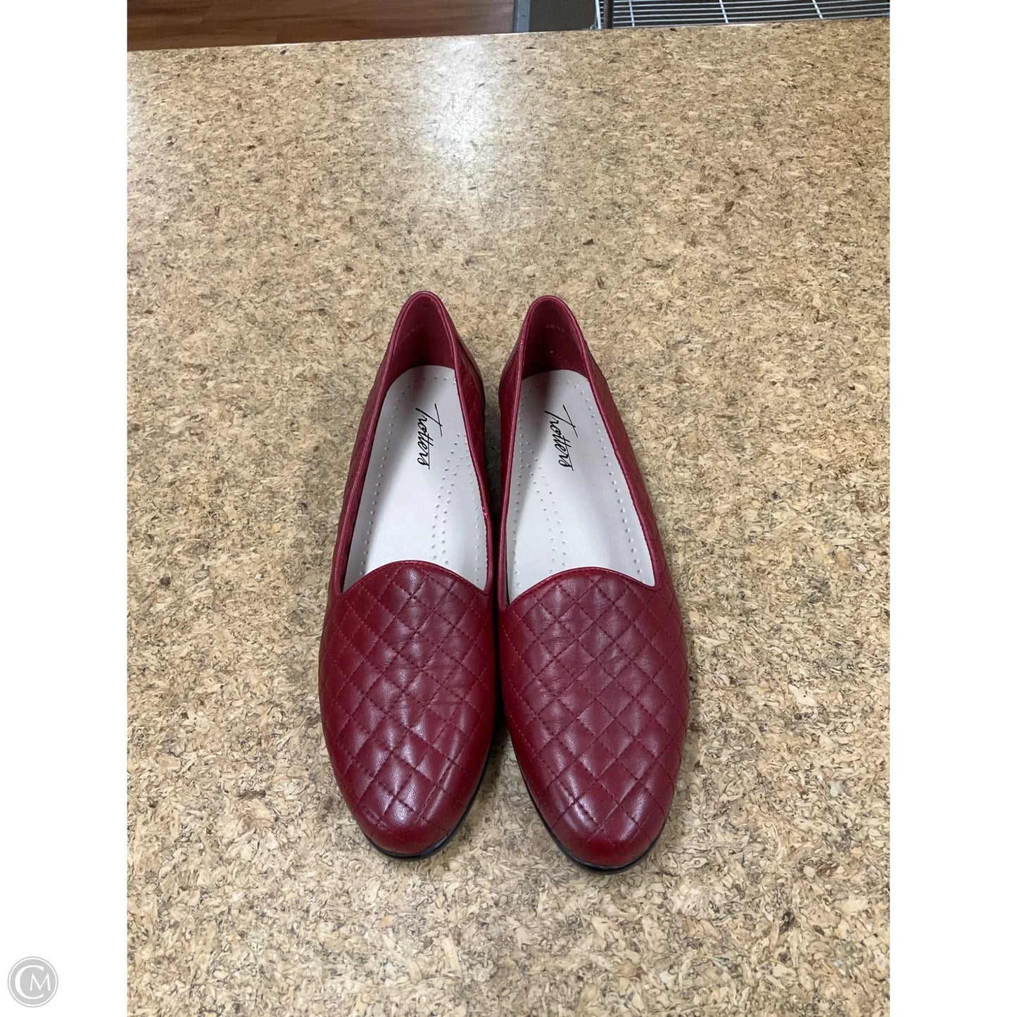 Shoes Flats By Clothes Mentor In Red, Size: 8