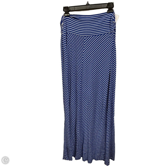 Skirt Maxi By Merona In Striped Pattern, Size: L