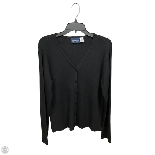 Cardigan By Liz Claiborne In Black, Size: L