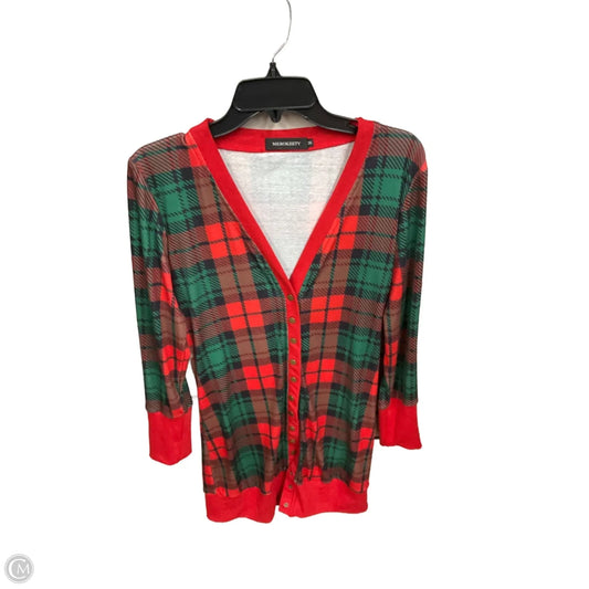 Cardigan By Clothes Mentor In Red, Size: M