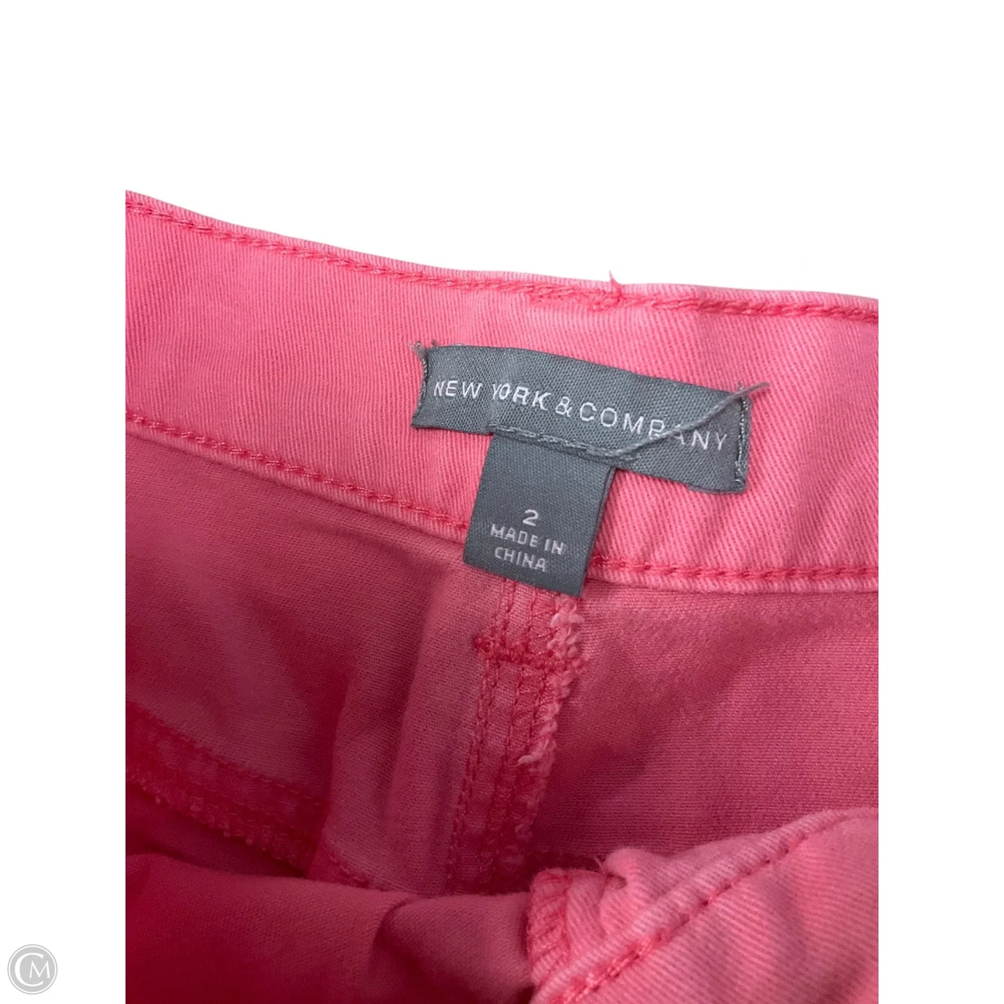 Shorts By New York Jean Company In Pink, Size: 2