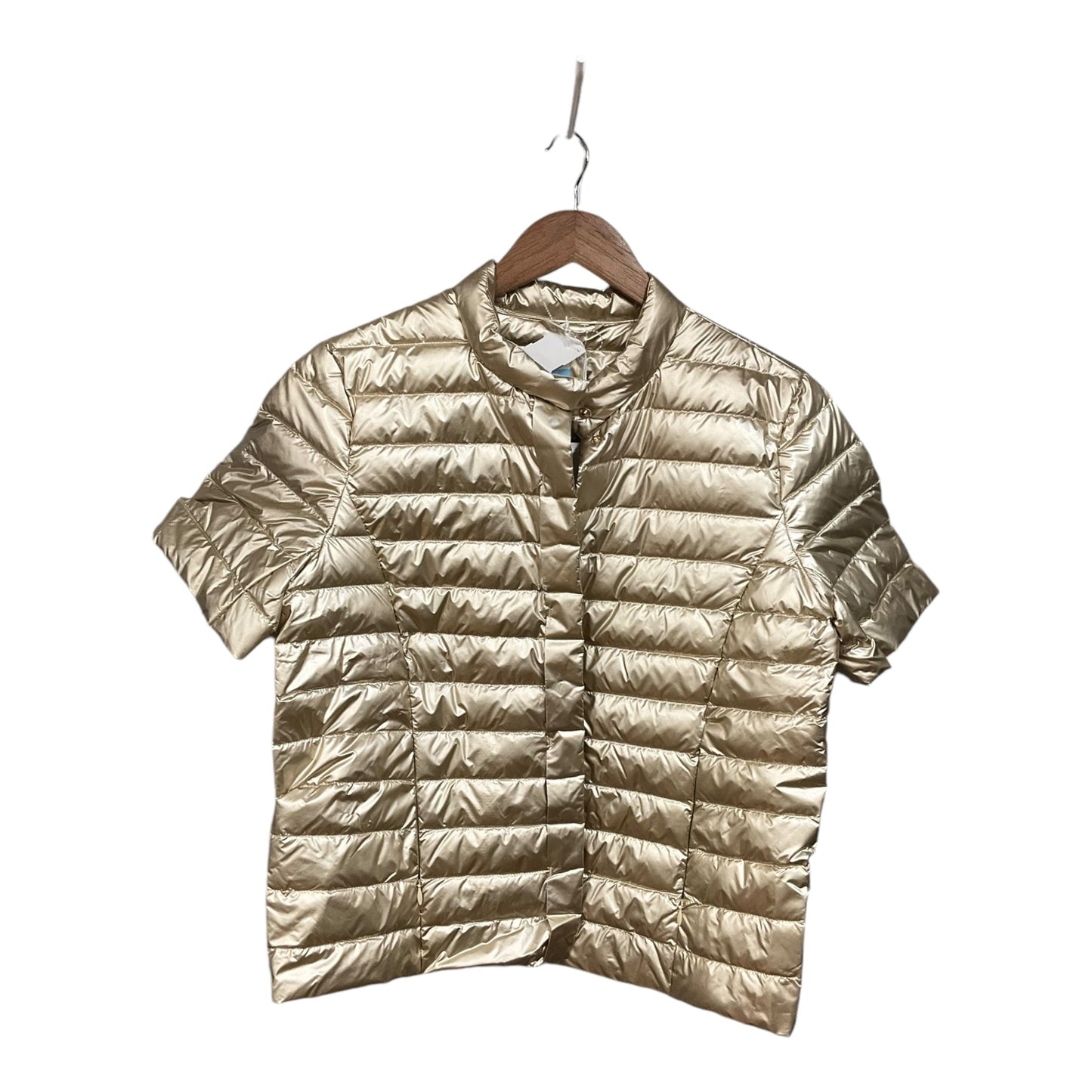 Vest Puffer & Quilted By J Mclaughlin In Gold, Size: M