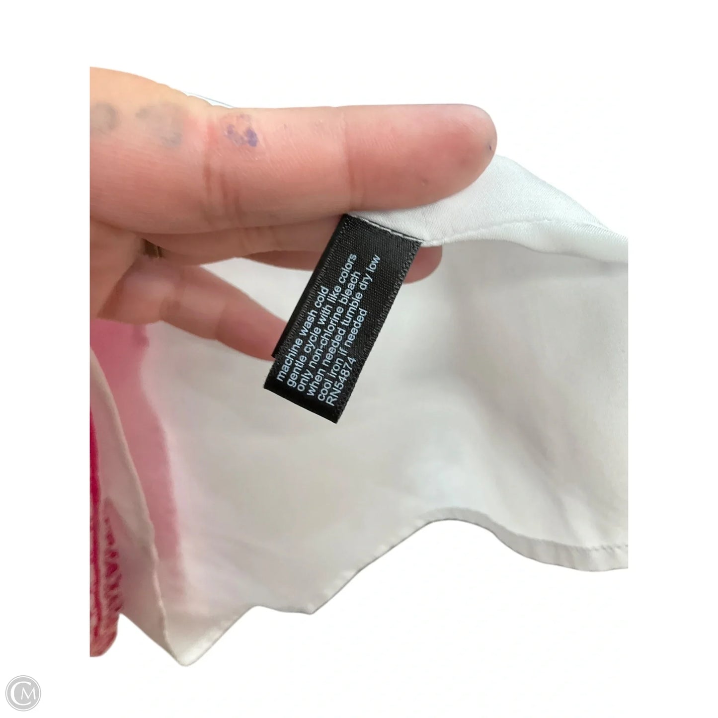 Top Cami By Limited In Pink & White, Size: S