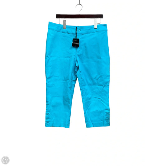 Capris By Monroe And Main In Teal, Size: 12