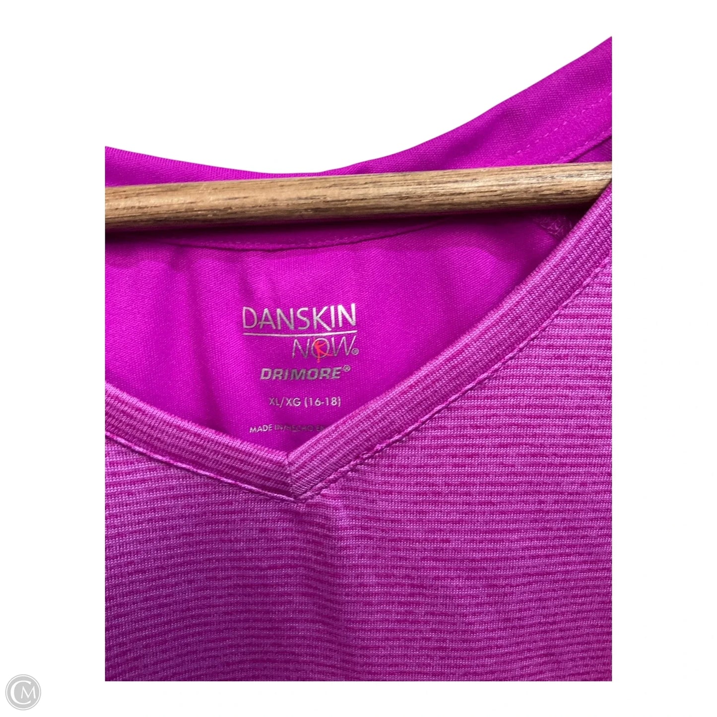 Athletic Top Short Sleeve By Danskin Now In Purple, Size: Xl