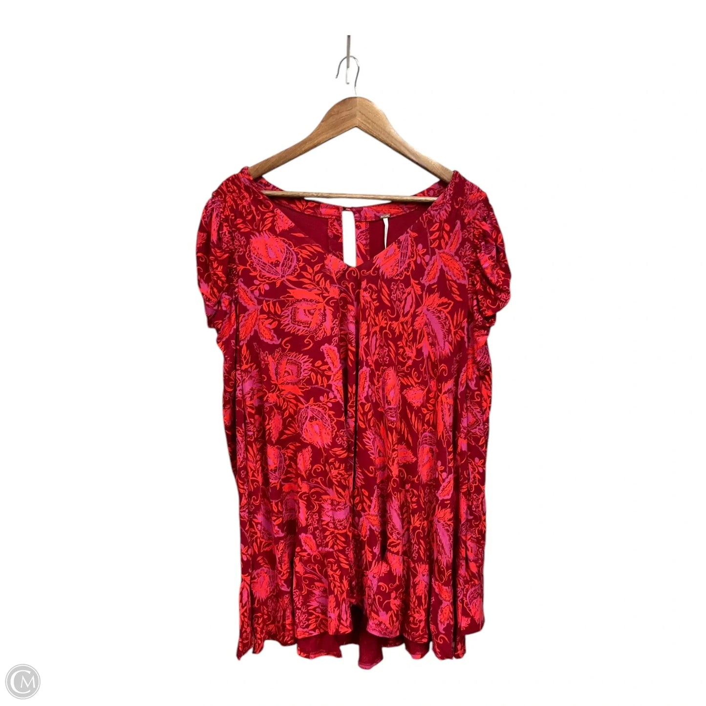 Top Long Sleeve By Free People In Red, Size: M