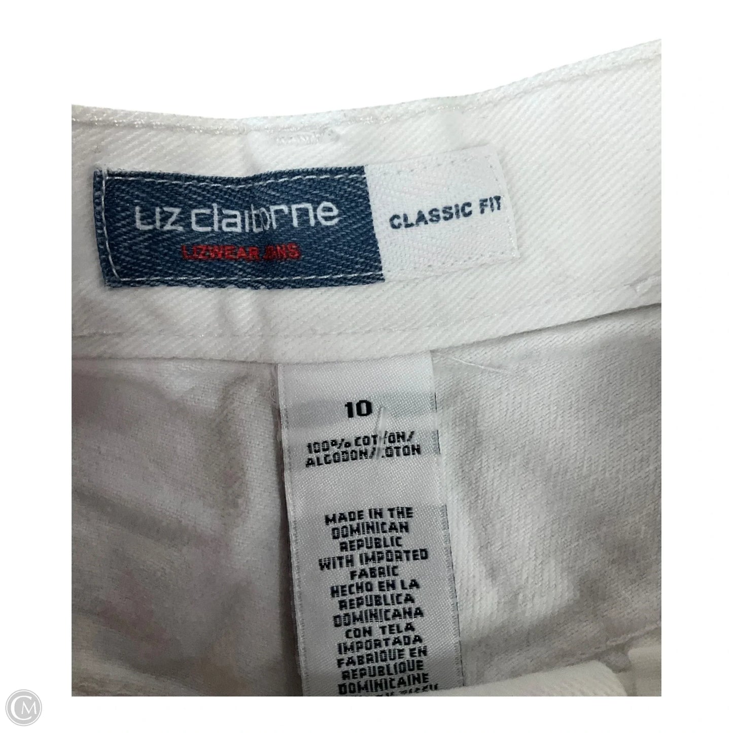 Shorts By Liz Claiborne In White, Size: 10