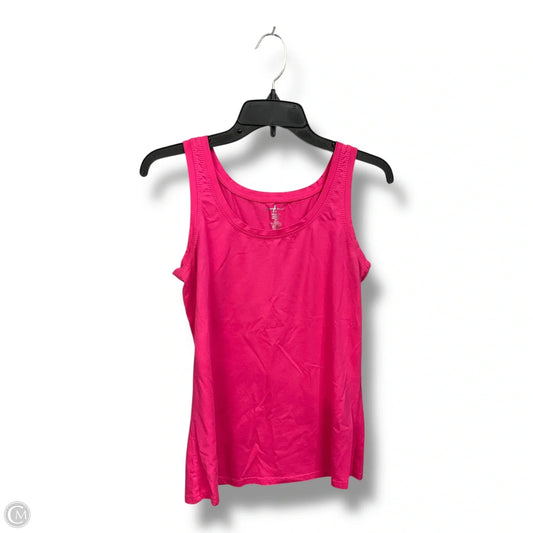 Top Sleeveless By Ashley Stewart In Pink, Size: M