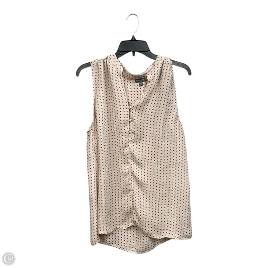 Top Sleeveless By Lilla P In Polkadot Pattern, Size: L
