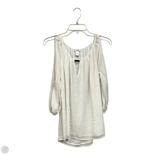Top Long Sleeve By Cache In Animal Print, Size: Xs