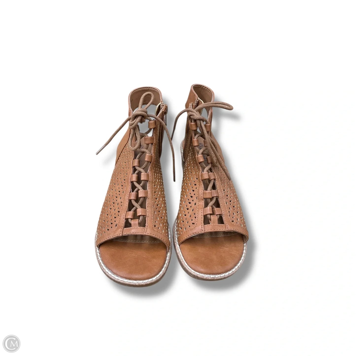 Sandals Heels Block By Sofft In Brown, Size: 6