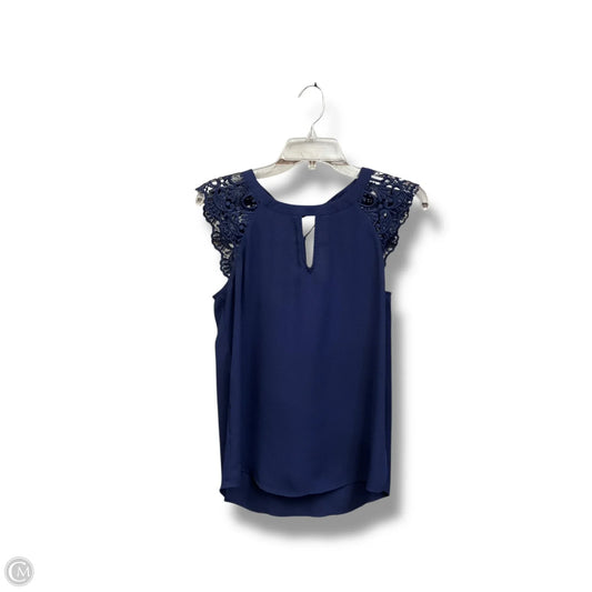 Top Sleeveless By Express In Blue, Size: S