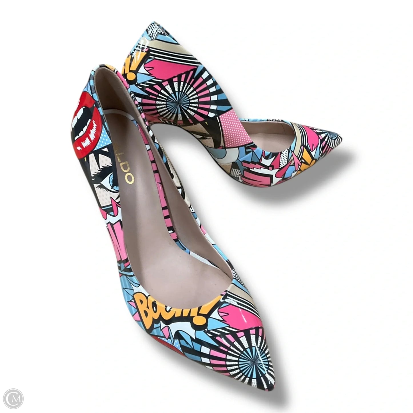 Shoes Heels Stiletto By Aldo In Multi-colored, Size: 6.5