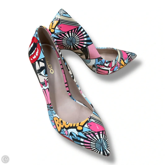 Shoes Heels Stiletto By Aldo In Multi-colored, Size: 6.5