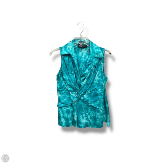 Top Sleeveless By Jones New York In Tie Dye Print, Size: M