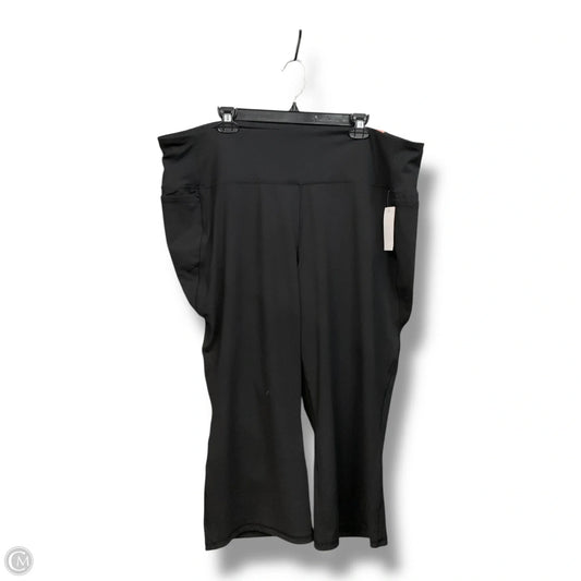 Athletic Capris By Livi Active In Black, Size: 4x