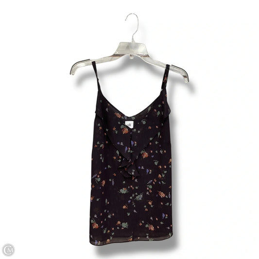 Top Sleeveless By Cabi In Black & Pink, Size: M