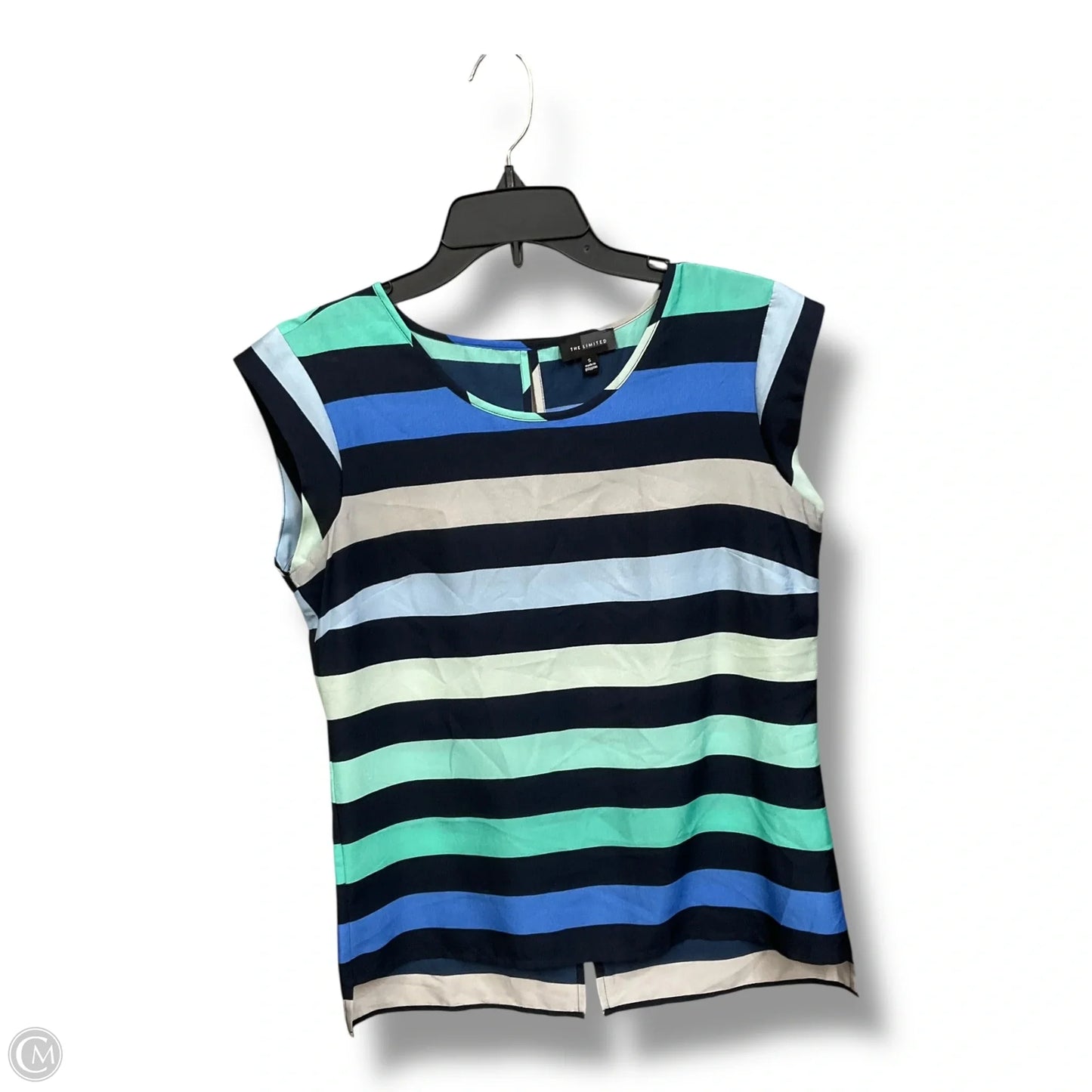 Top Sleeveless By Limited In Blue, Size: S