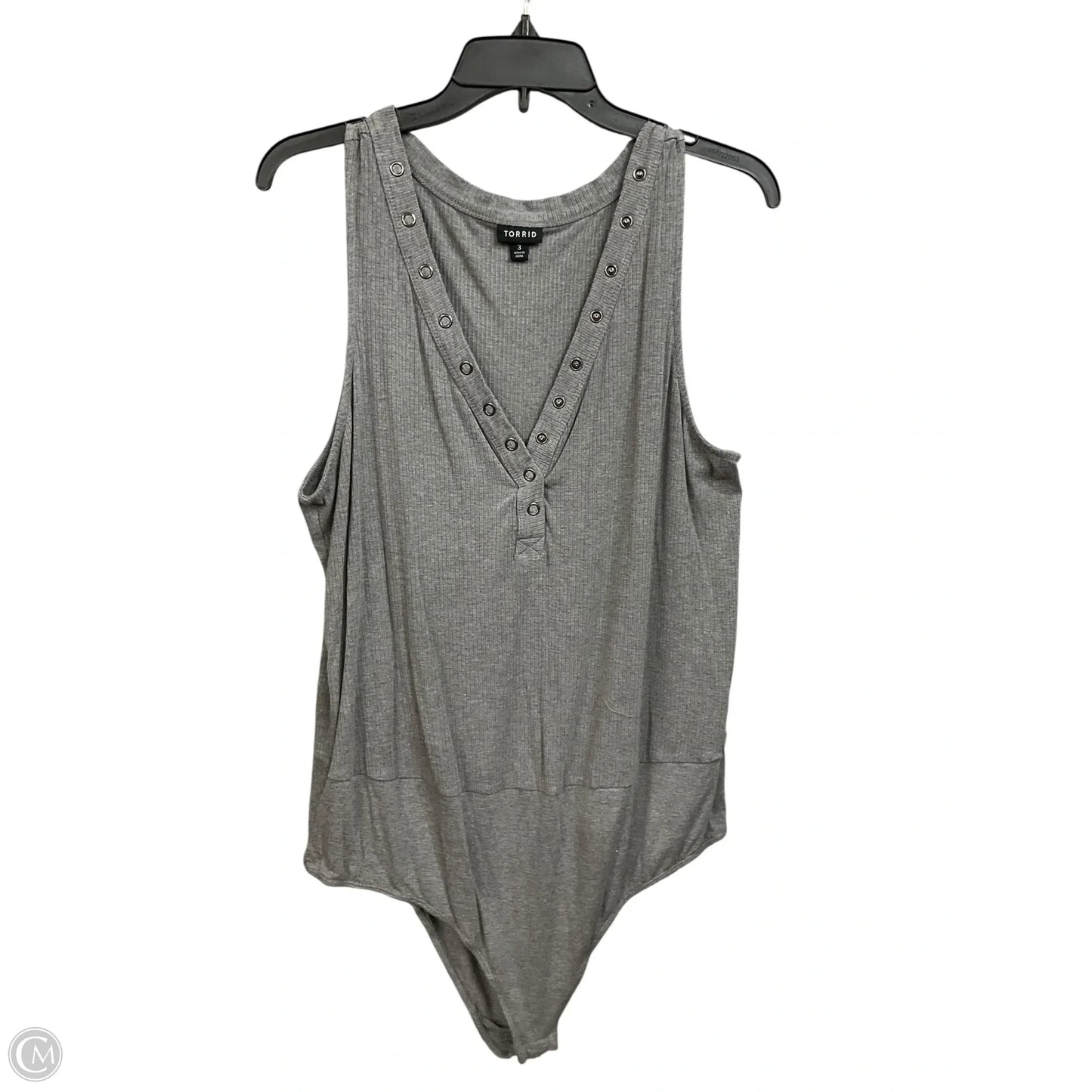 Bodysuit By Torrid In Grey, Size: 3x