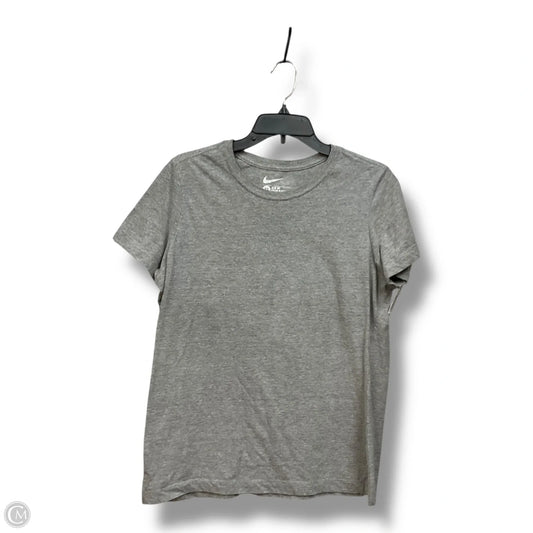 Athletic Top Short Sleeve By Nike Apparel In Grey, Size: Xl