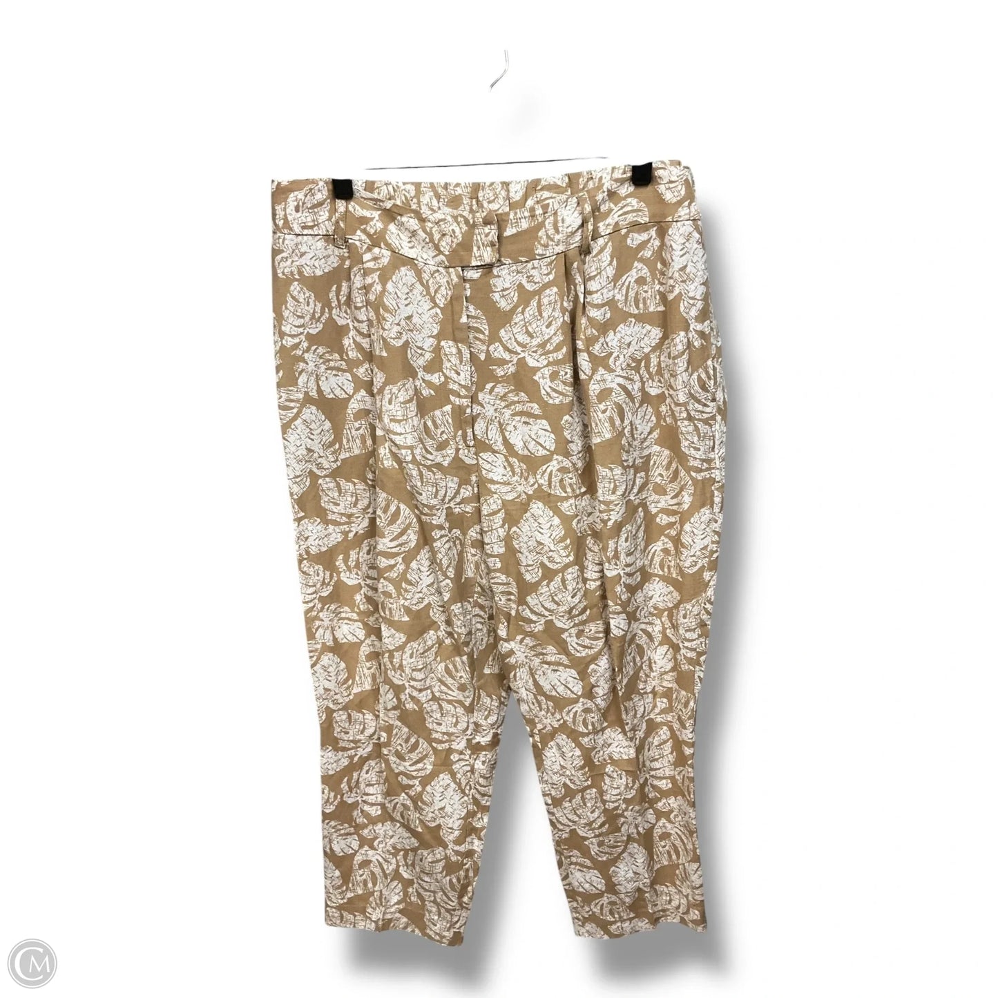 Pants Dress By Alfani In Tan & White, Size: 12