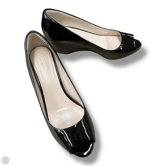 Shoes Heels Wedge By Cole-haan In Black, Size: 9
