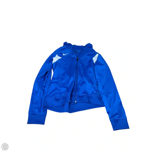 Athletic Jacket By Nike Apparel In Blue, Size: Xl