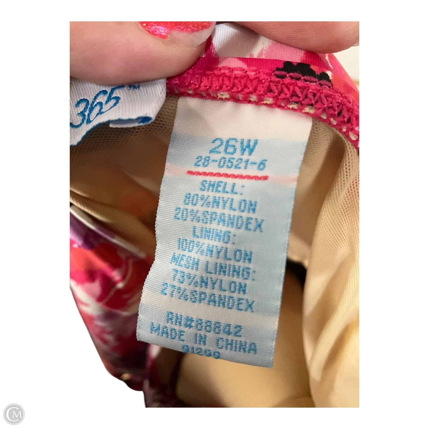 Swimsuit By Cmc In Pink, Size: 4x