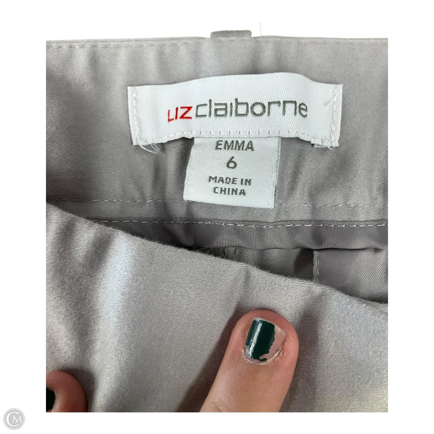 Pants Dress By Liz Claiborne In Grey, Size: 6