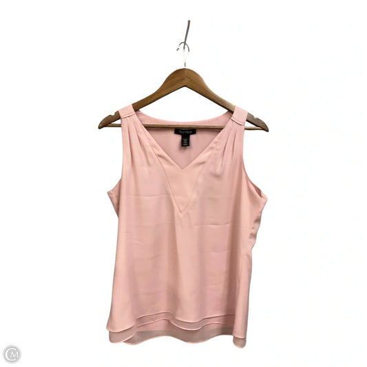 Blouse Sleeveless By White House Black Market In Pink, Size: S