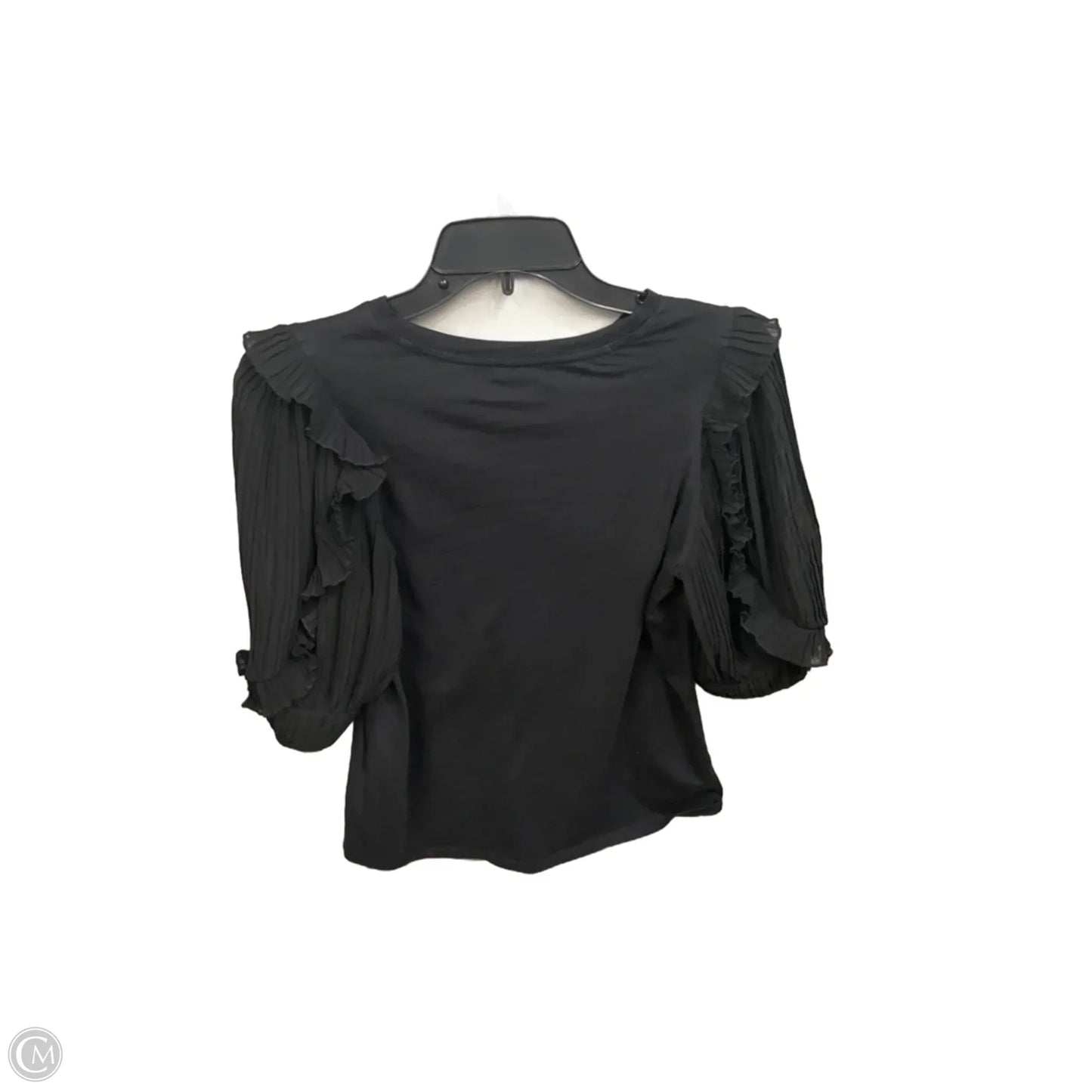 Blouse 3/4 Sleeve By Express In Black, Size: Xs