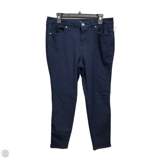 Jeans Skinny By 1822 Denim In Navy, Size: 14