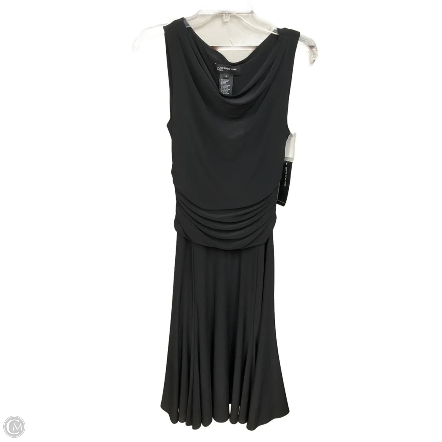 Dress Party Midi By Jones New York In Black, Size: S