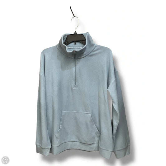 Athletic Sweatshirt Collar By Marc New York In Blue, Size: L