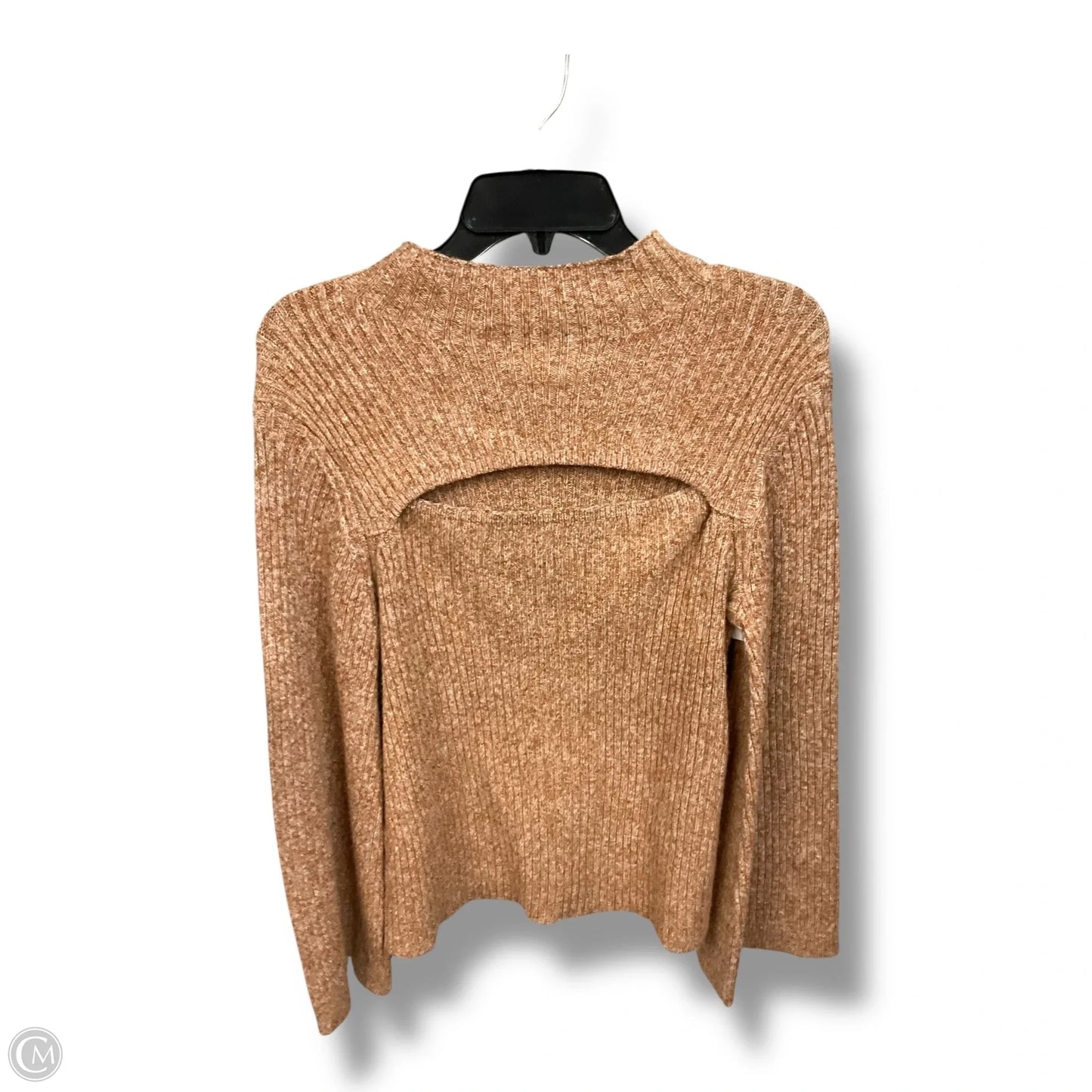 Sweater By Jessica Simpson In Brown & White, Size: L