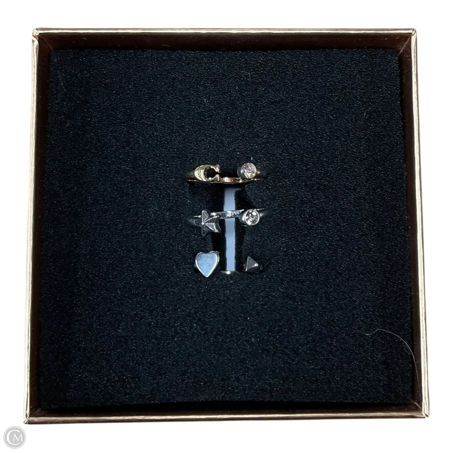 Ring Designer By Coach, Size: 03 Piece Set